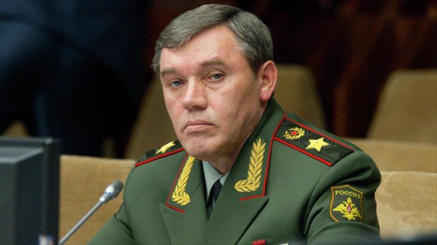 El comandante del Estado Mayor de Rusia, Valeri Guerásimov.