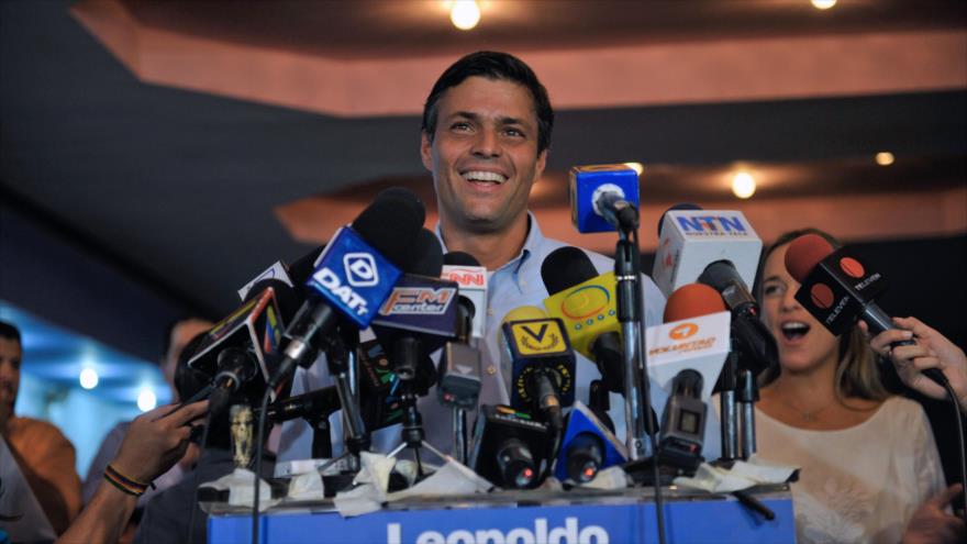 El líder opositor venezolano, Leopoldo López.