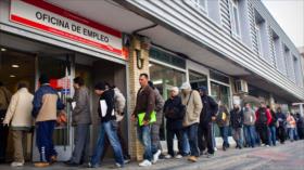 El desempleo sube en España hasta 21 % en el primer trimestre