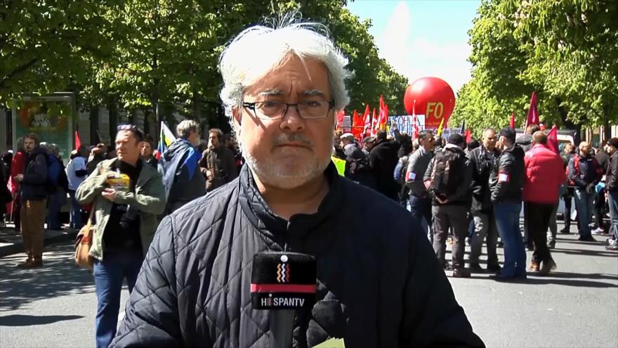 Multitudinaria manifestación en Francia contra la reforma laboral
