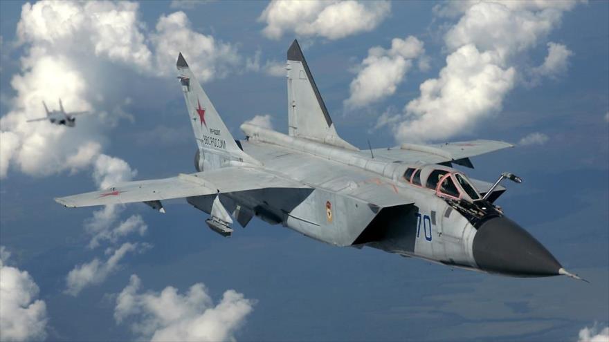 Avión de combate MIG-31 de Rusia.