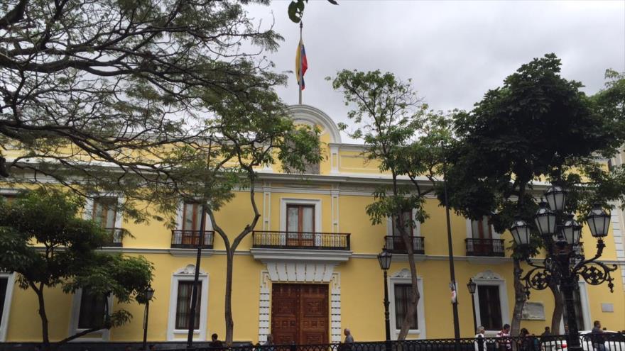 La Casa Amarilla de Caracas, la sede del Ministerio del Poder Popular para Relaciones Exteriores de Venezuela.