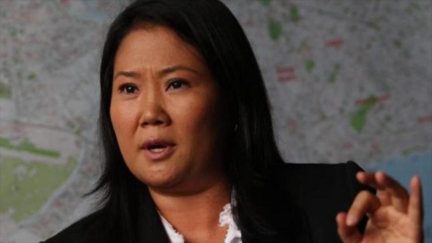 La candidata presidencial de Perú por Fuerza Popular, Keiko Fujimori.