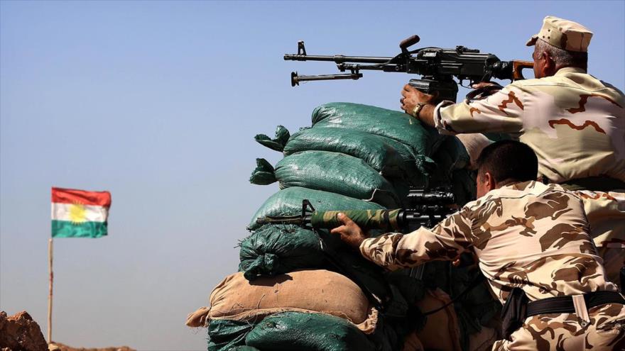 Fuerzas kurdas (peshmerga) que combaten contra los terroristas de Daesh en Irak.