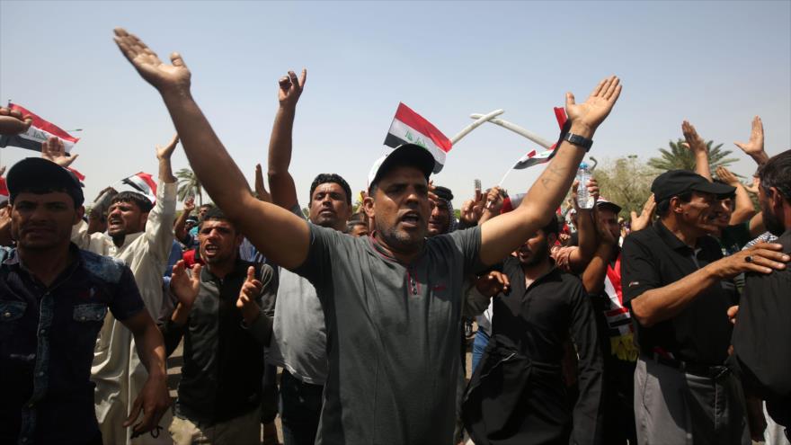Manifestantes finalizan temporalmente las protestas en Bagdad 