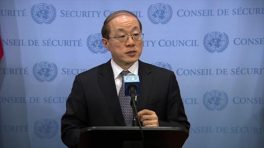 El representante permanente de China ante las Naciones Unidas, Liu Jieyi.