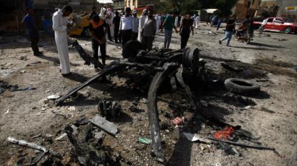 Mueren 16 peregrinos chiíes en ataque con coche bomba al sur de Bagdad