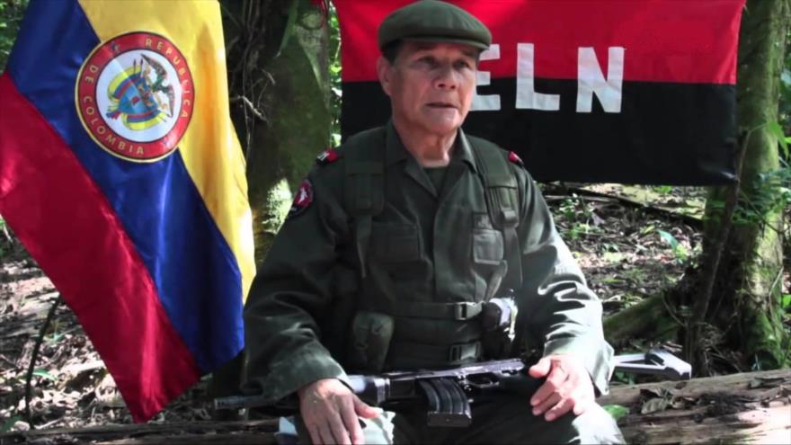 El máximo jefe del Ejército de Liberación Nacional (ELN) de Colombia, Nicolás Rodríguez Bautista, alias "Gabino".