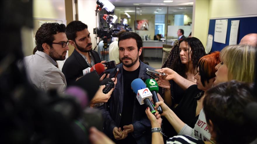 El líder de la Izquierda Unida, Alberto Garzón.