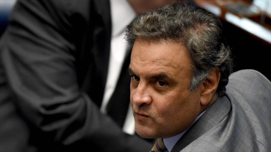 Aécio Neves, principal líder de la oposición brasileña.