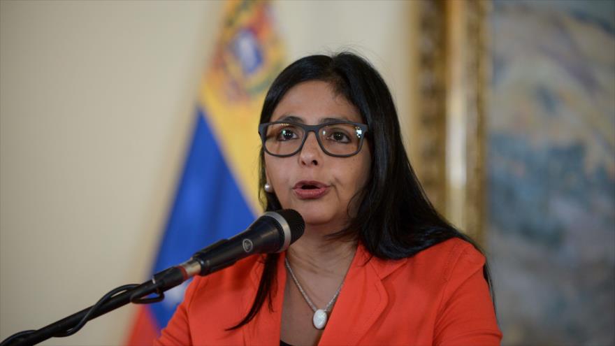 La canciller de Venezuela, Delcy Rodríguez. 
