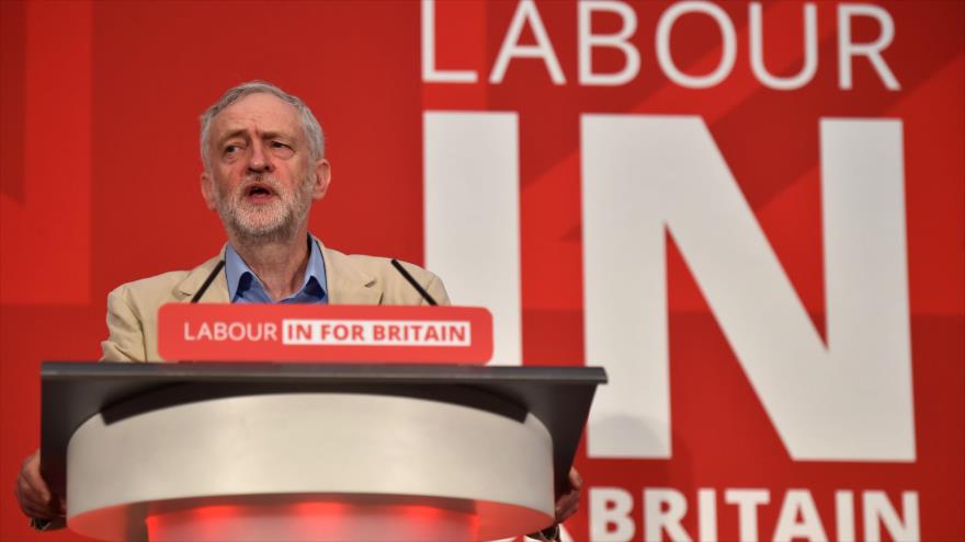 El dirigente del Partido Laborista británico, Jeremy Corbyn.