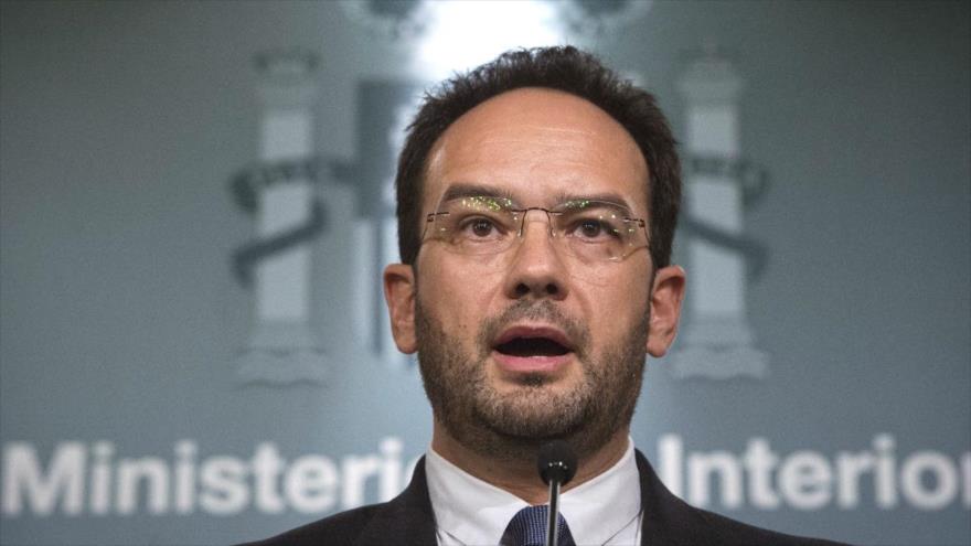 El portavoz del comité electoral del Partido Socialista Obrero Español (PSOE), Antonio Hernando.