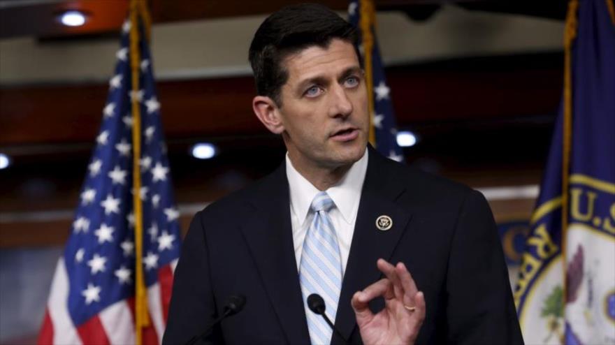 El presidente de la Cámara de Representantes, el republicano Paul Ryan.