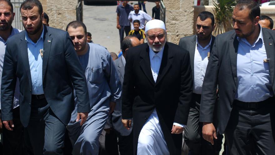 El subjefe de la dirección política de HAMAS, Ismail Hanie, 6 de mayo de 2016. 