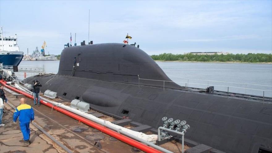 El submarino de propulsión nuclear K-560 Severodvinsk.