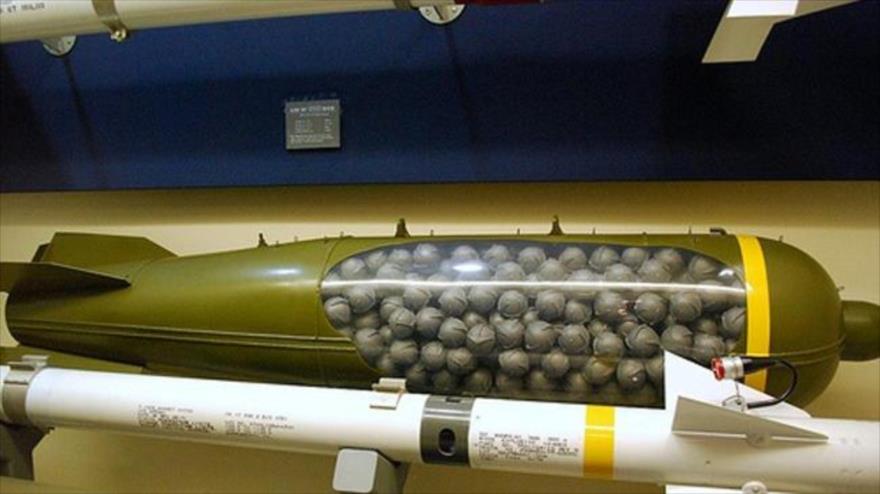 Bombas de racimo tipo CBU-105 usados en los ataques aéreos saudíes contra Yemen.