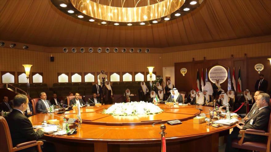 Una reunión de diálogos de paz sobre Yemen en Kuwait.