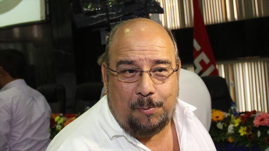 El presidente de la bancada oficialista Frente Sandinista de Liberación Nacional (FSLN), Edwin Castro.