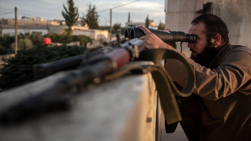 Integrante terrorista en Siria. 
