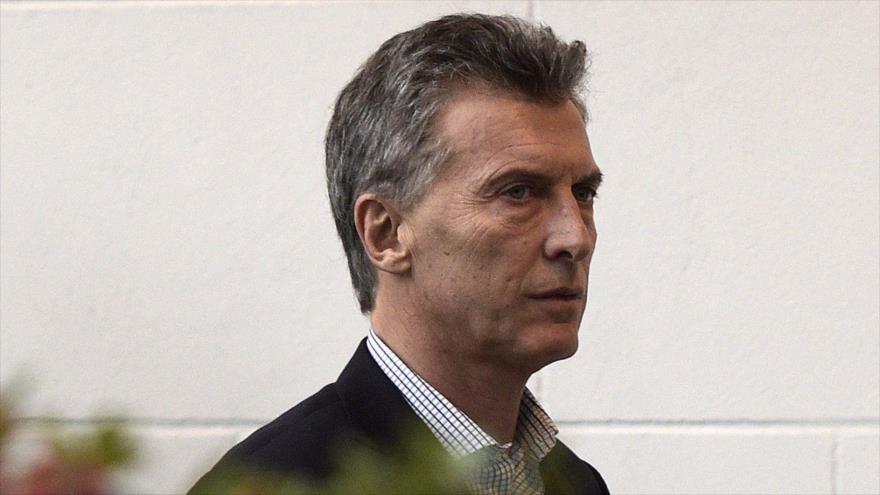 El presidente de Argentina, Mauricio Macri.