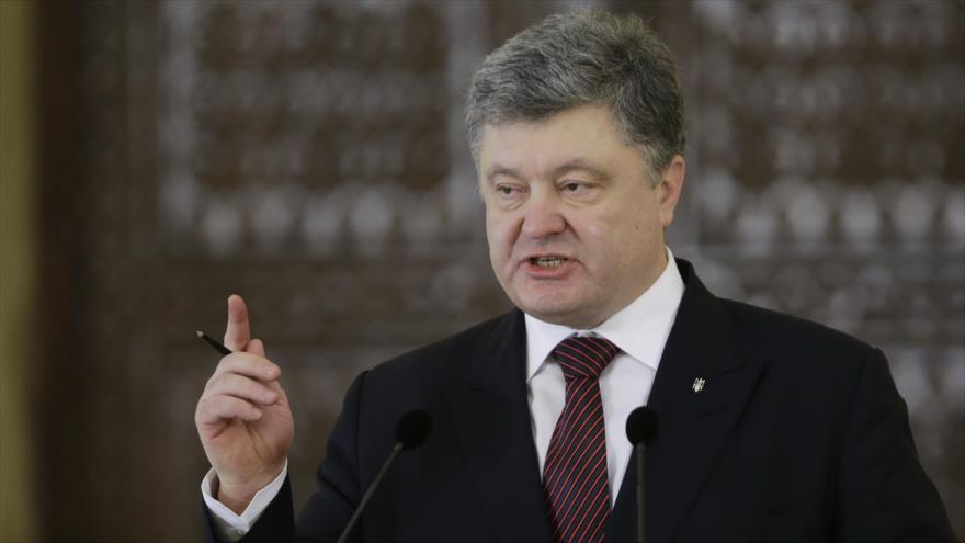 El presidente ucraniano, Petro Poroshenko.