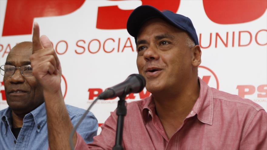 Jorge Rodríguez, dirigente del PSUV y titular de la comisión presidencial para vigilar el proceso revocatorio contra Maduro.