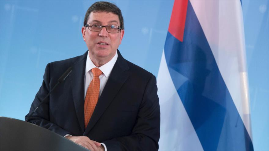 El canciller cubano, Bruno Rodríguez.