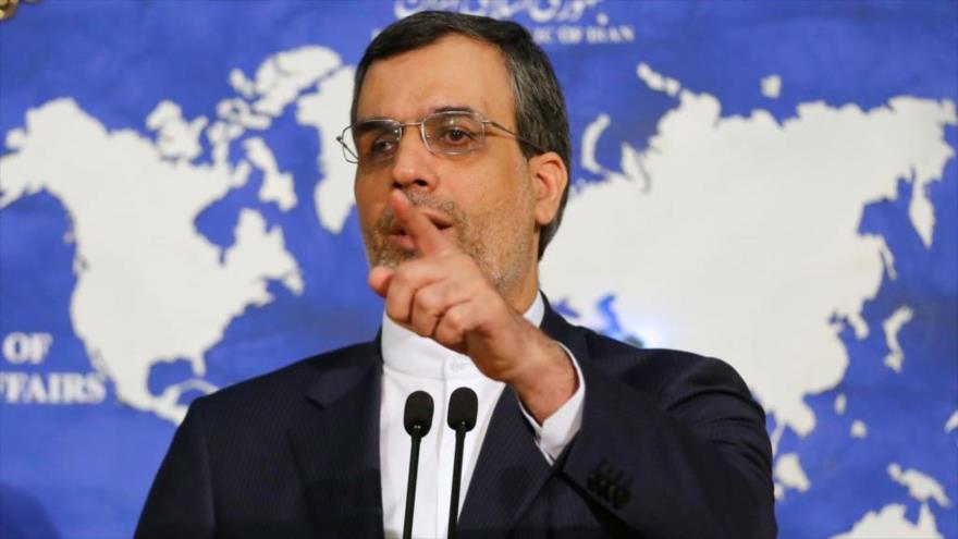 El portavoz del Ministerio de Asuntos Exteriores de la República Islámica de Irán, Husein Yaberi Ansari.