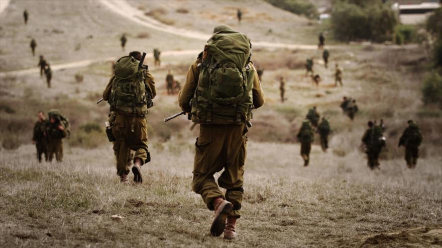 Miembros de las fuerzas de guerra del régimen de Israel (IDF).