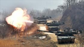 Seúl despliega 100 tanques de guerra más en la frontera con el Norte