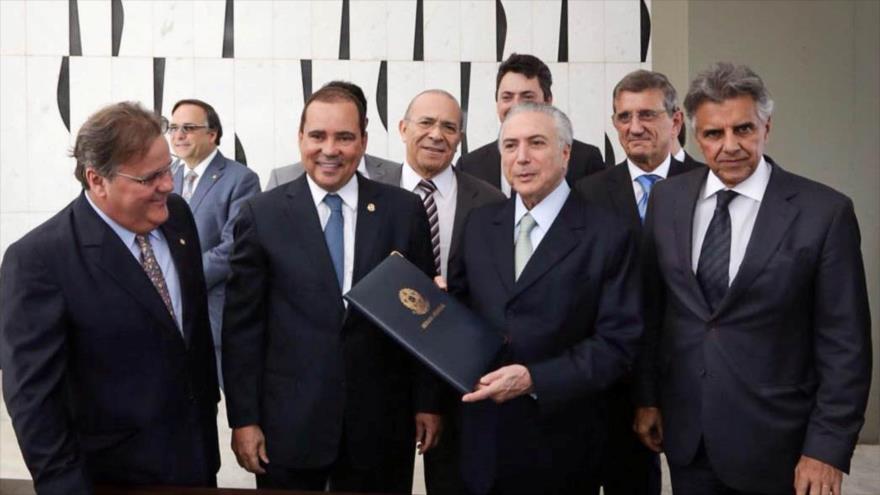 Michel Temer asumió como presidente interino de Brasil.