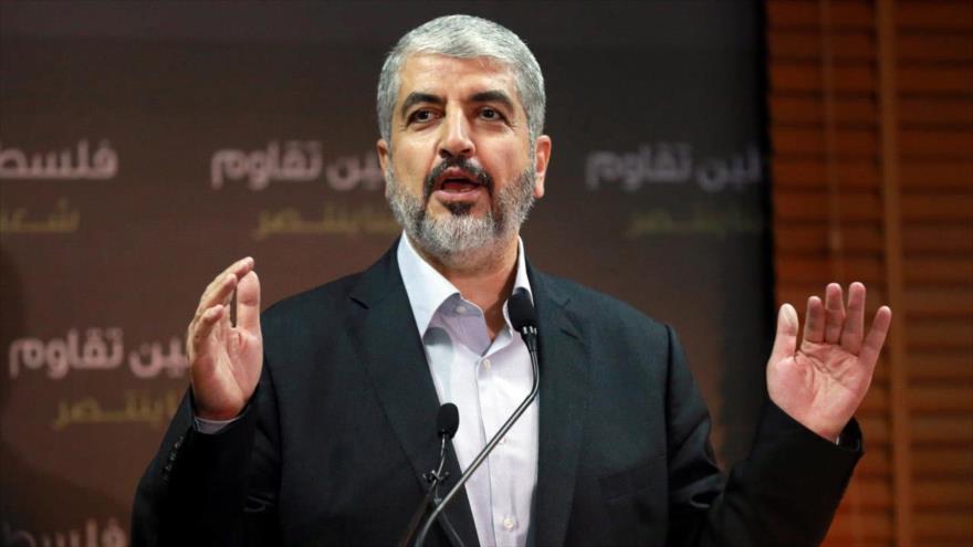 El jefe de la dirección política del Movimiento de Resistencia Islámica Palestina (HAMAS), Jaled Mashal .