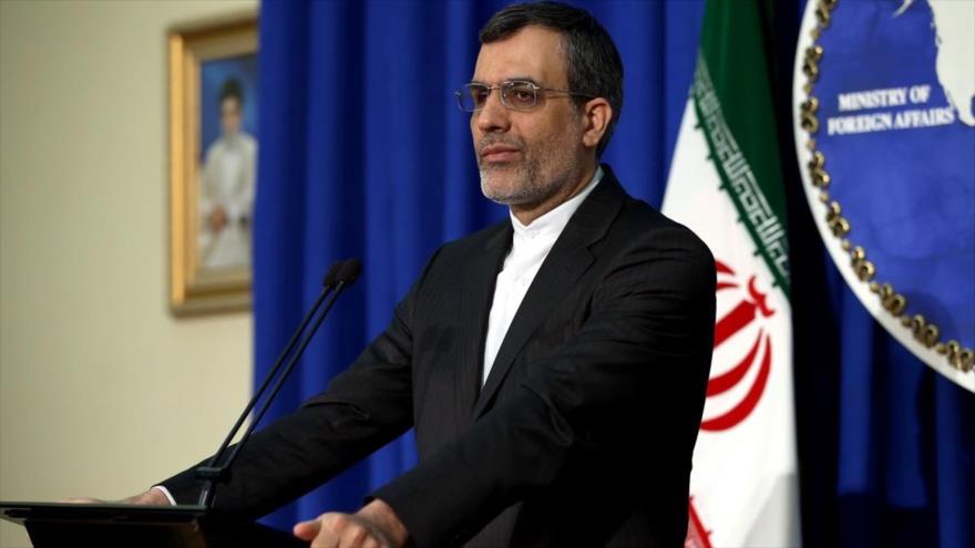 El portavoz de la Cancillería de Irán, Husein Yaberi Ansari.