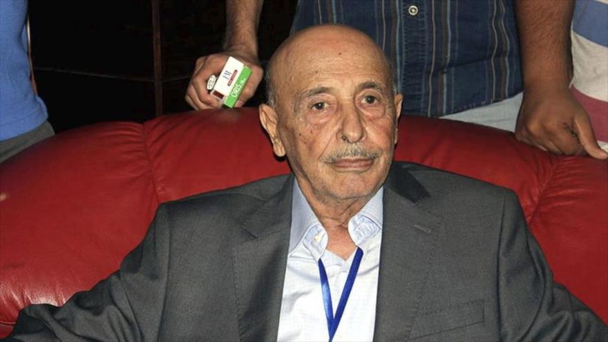 Aquila Saleh, presidente del Parlamento de Libia.