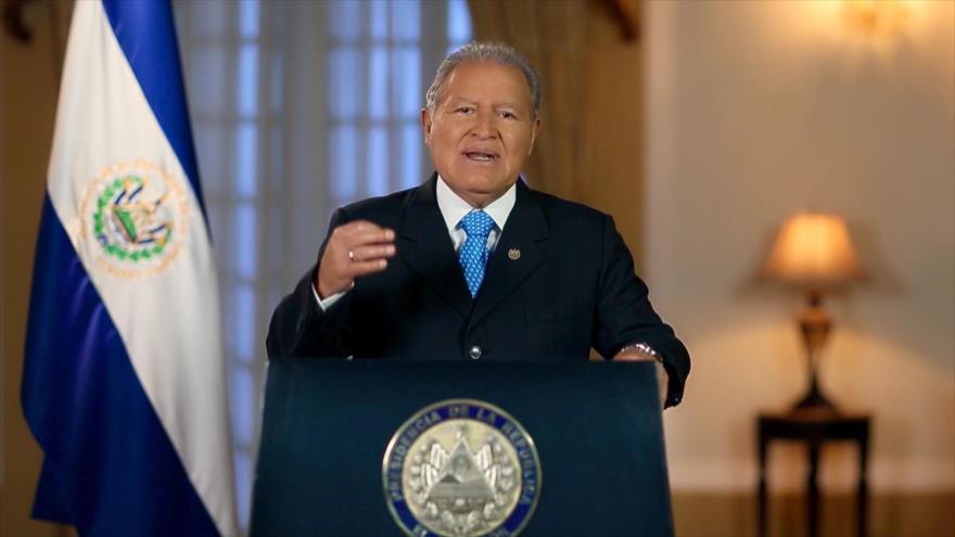 El presidente de El Salvador, Salvador Sánchez Cerén.