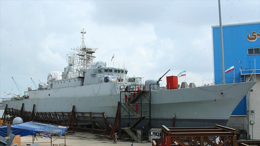 Un buque de la Armada iraní.