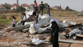 Israel desmantela 8 refugios palestinos financiados por la Unión Europea