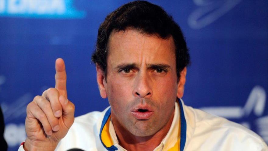 El líder opositor venezolano Henrique Capriles. 