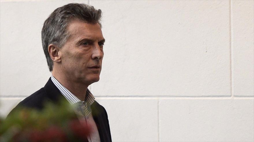 El presidente de Argentina, Mauricio Macri.