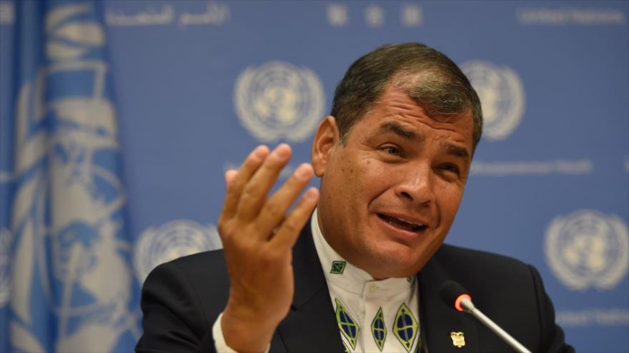El presidente de Ecuador, Rafael Correa.