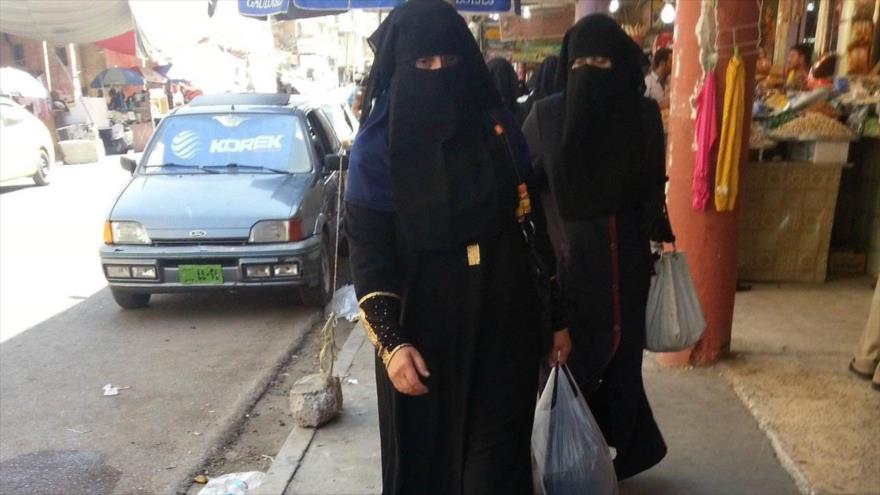 Mujeres iraquíes en las calles de la ciudad de Mosul.