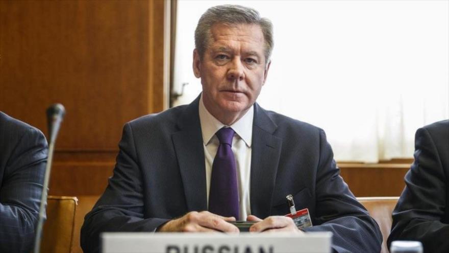 El vicecanciller ruso, Gennady Gatilov, 