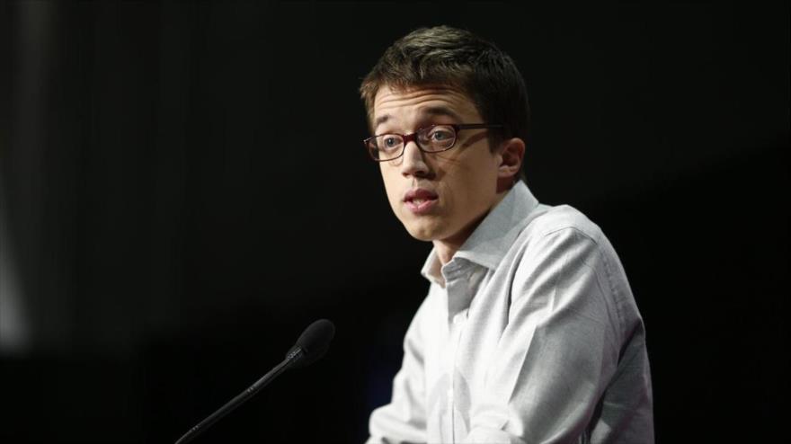Íñigo Errejón, secretario político y jefe de campaña del partido español Podemos.