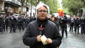 Estalla la violencia en protestas contra reforma laboral en París