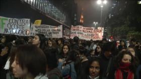 Continúan protestas contra Gobierno interino de Temer