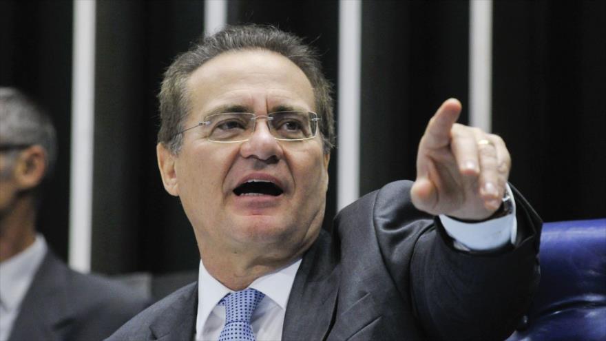 El presidente del Senado de Brasil, Renan Calheiros.