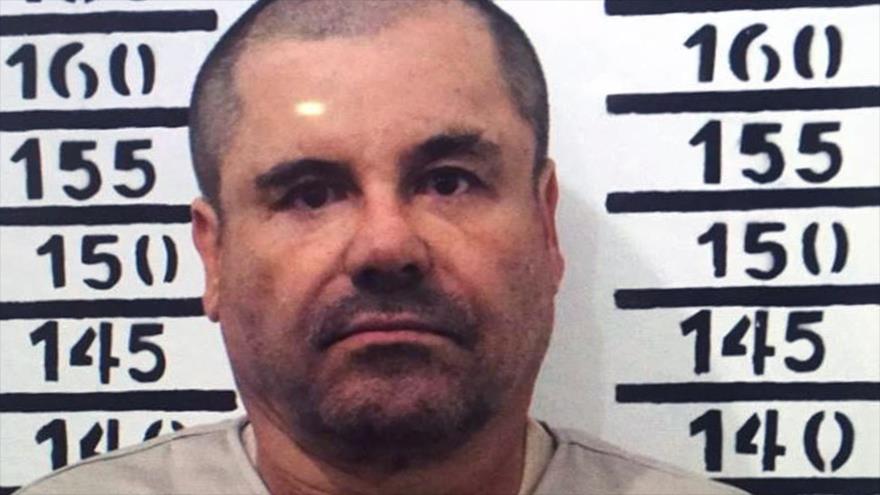 Ficha policial del narcotraficante mexicano, Joaquín ‘El Chapo’ Guzmán, líder del poderoso cartel de Sinaloa, 8 de enero de 2016.