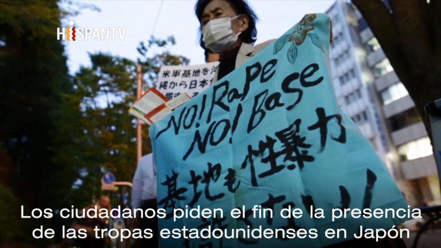 Japoneses dicen NO a presencia de tropas de EEUU en Okinawa