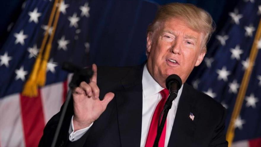 El precandidato republicano a la Presidencia de EE.UU., Donald Trump.